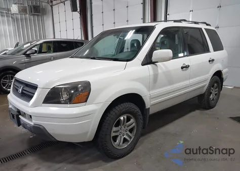 2004 Honda Pilot Ex-L z USA, uszkodzony, nr VIN 2HKYF18504H540156